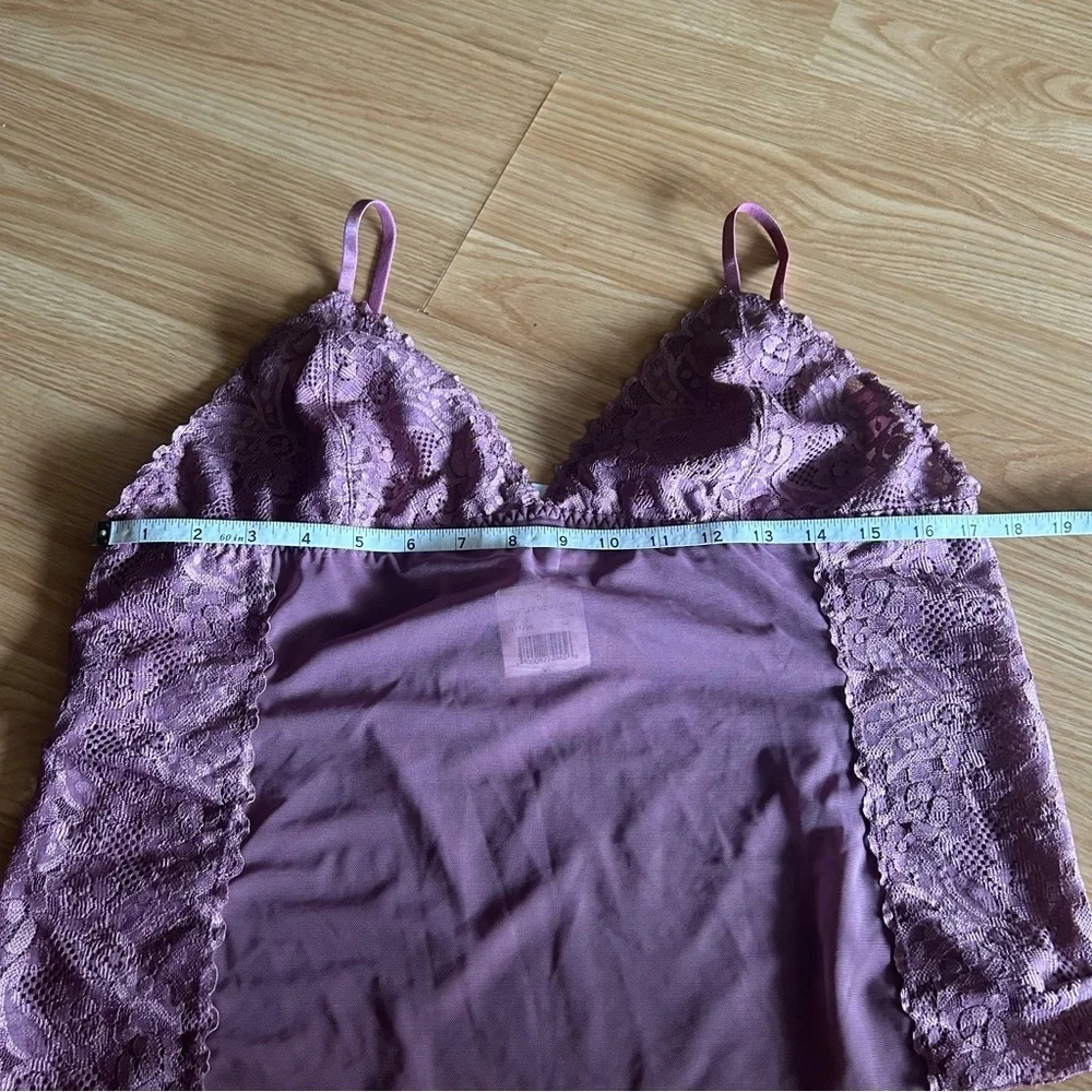 NWT Inner Self Chantilly Mesh Cami Top XL